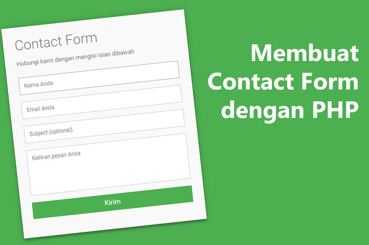 Membuat Contact Form dengan PHP